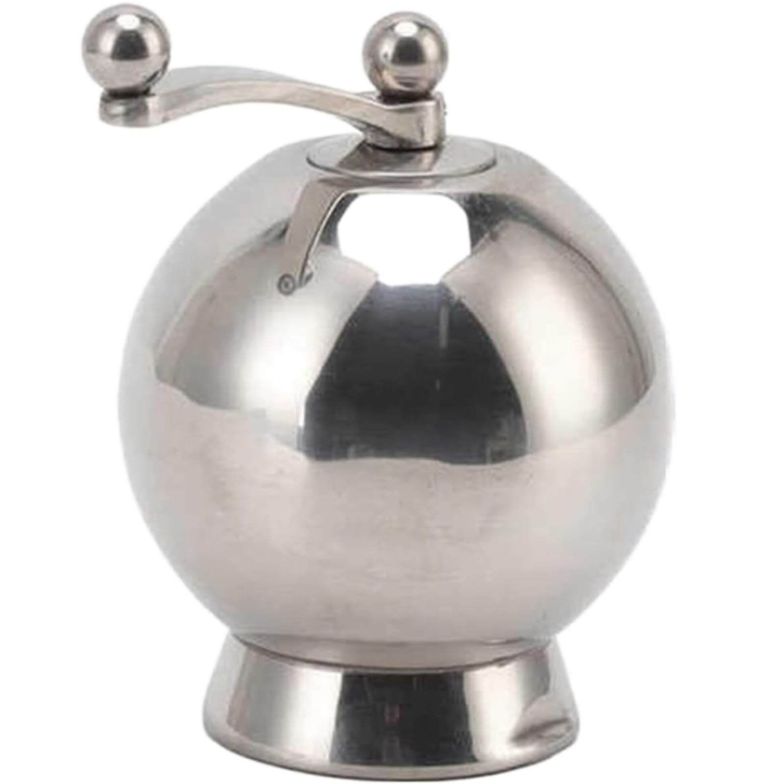 Młynek Do Przypraw Pieprzu Ręczny Młynek Do Pieprzu Z Długą Korbą Ze Stali Nierdzewnej Okrągły Łuk Do Różnych Przypraw(2pcs)