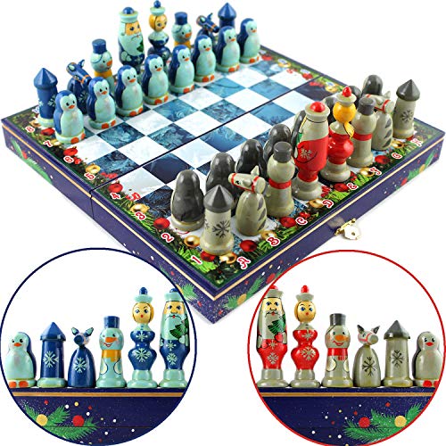 Chess for Kids Christmas Chess Board for Kids Childrens Games Wizard Chess Set for Kids