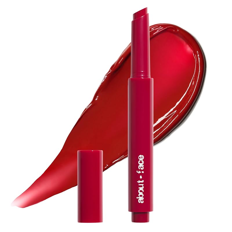 Manteiga labial com cor about-face Cherry Pick, vermelha, 1,7 g