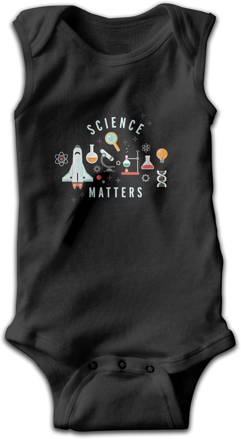 Science Matters Newborn Babys Sleeveless Onesies Bodysuits