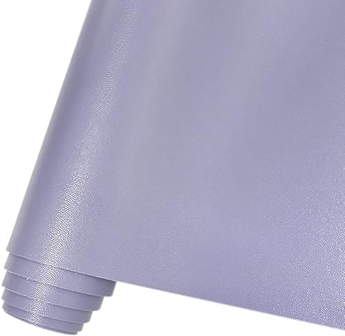 Miniatura 25 de HYANG - Hojas de piel sintética de color liso beige, 1 rollo de 12 x 53 pulgadas, piel sintética ideal para hacer proyectos de manualidades hechos a