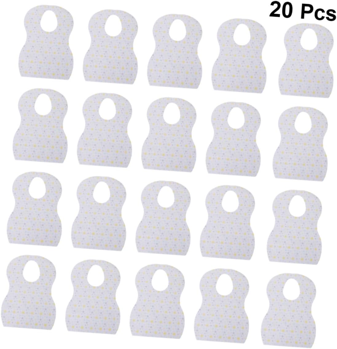 Portable Bibs Apron for Newborns, Waterproof Disposable Eating Saliva Towels, 20pcs Feeding Bibs for Mealtime Use Style