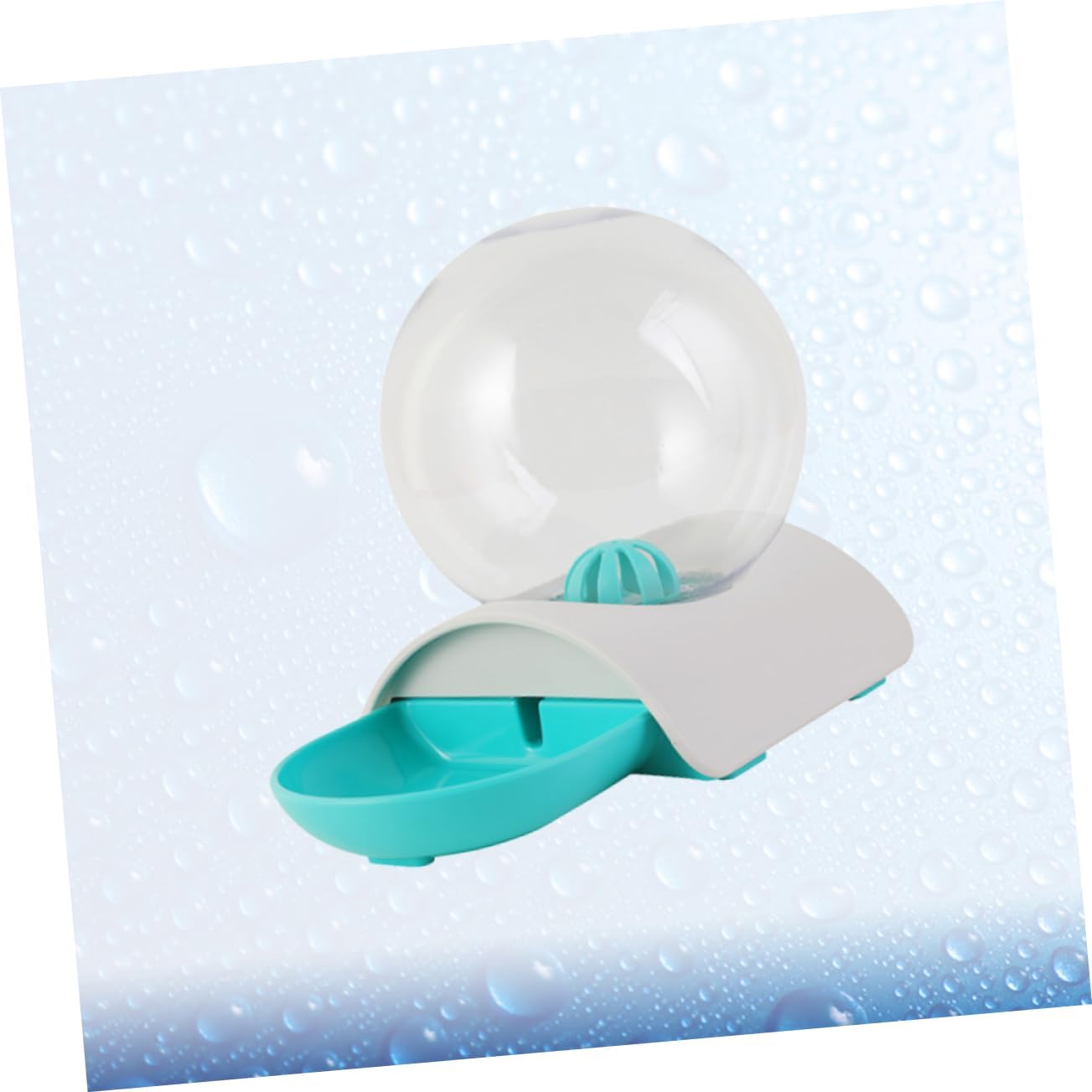 Pet Automatic Water Dispenser Eco-Friendly Water Feeder for Cats and Dogs Unique Design Blue for Home Decor