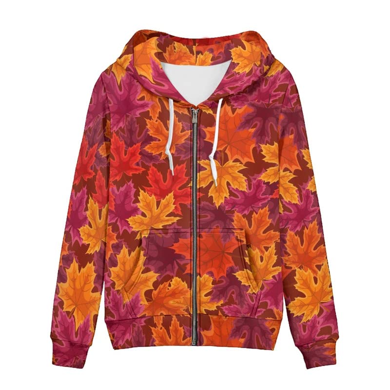 Garronmavis Musical Notes Women's Zip Up Hoodies Cute Pig Casual Comfy Pullover Boho Mandala Dragonfly Long Sleeve Sweatshirt