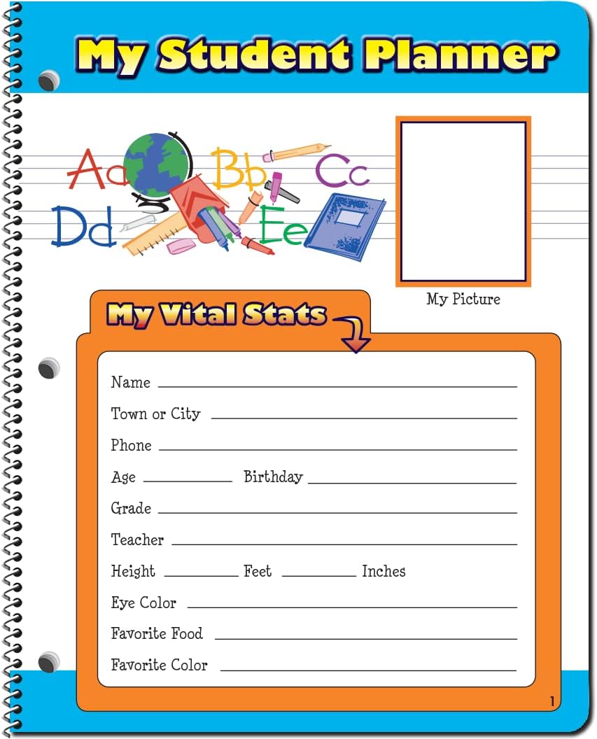 Elementary School Student Planner 15pks - The Claw Cover