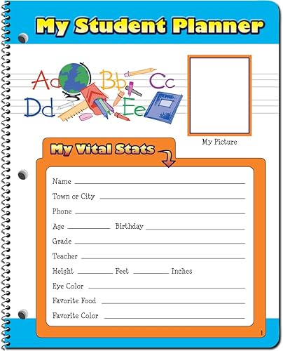 Miniatura 2 de Planificador para estudiantes de escuela primaria, 15 unidades, cubierta de tiempo de clase