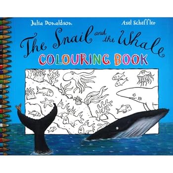 Paperback Snail and the Whale Colouring Book