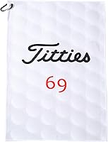 ZEETY Funny Golf Towel for Bags - Hilarious Golf Accessories & Unique Gifts for Men Women Golfers
