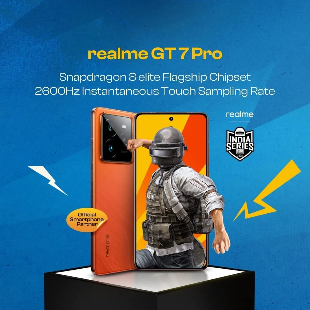 realme GT 7 Pro (Galaxy Grey,12GB+256GB) | India's First Snapdragon 8 Elite Processor | 3X Periscope Flagship Camera| RealWorld Eco² OLED Plus Display - Image 8