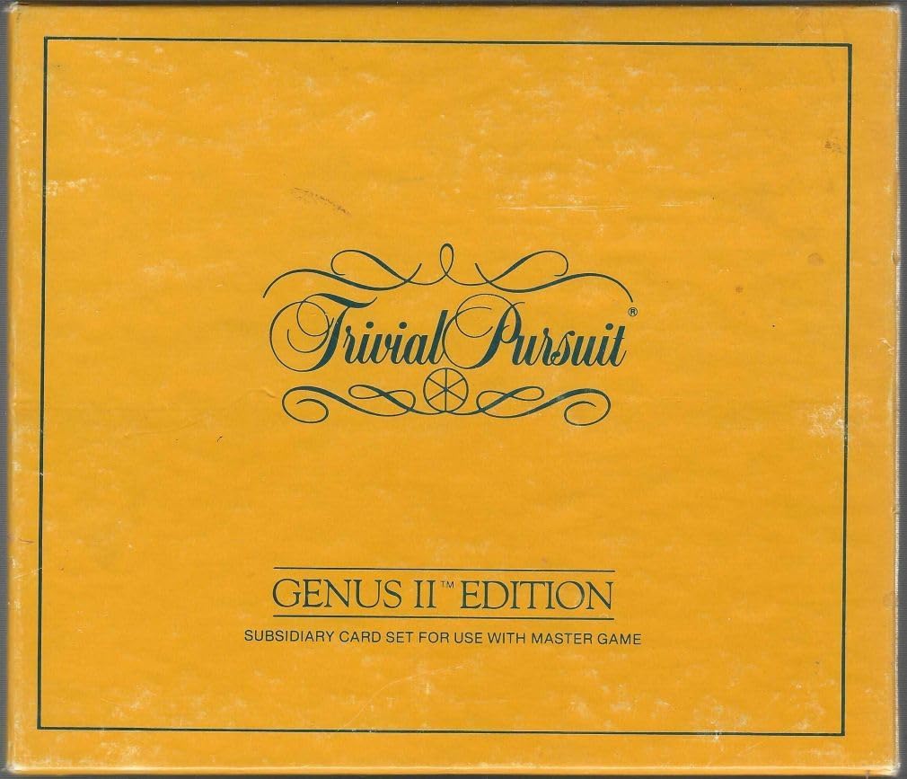 Trivial Pursuit Genus II Edition - subsidiary Card Set