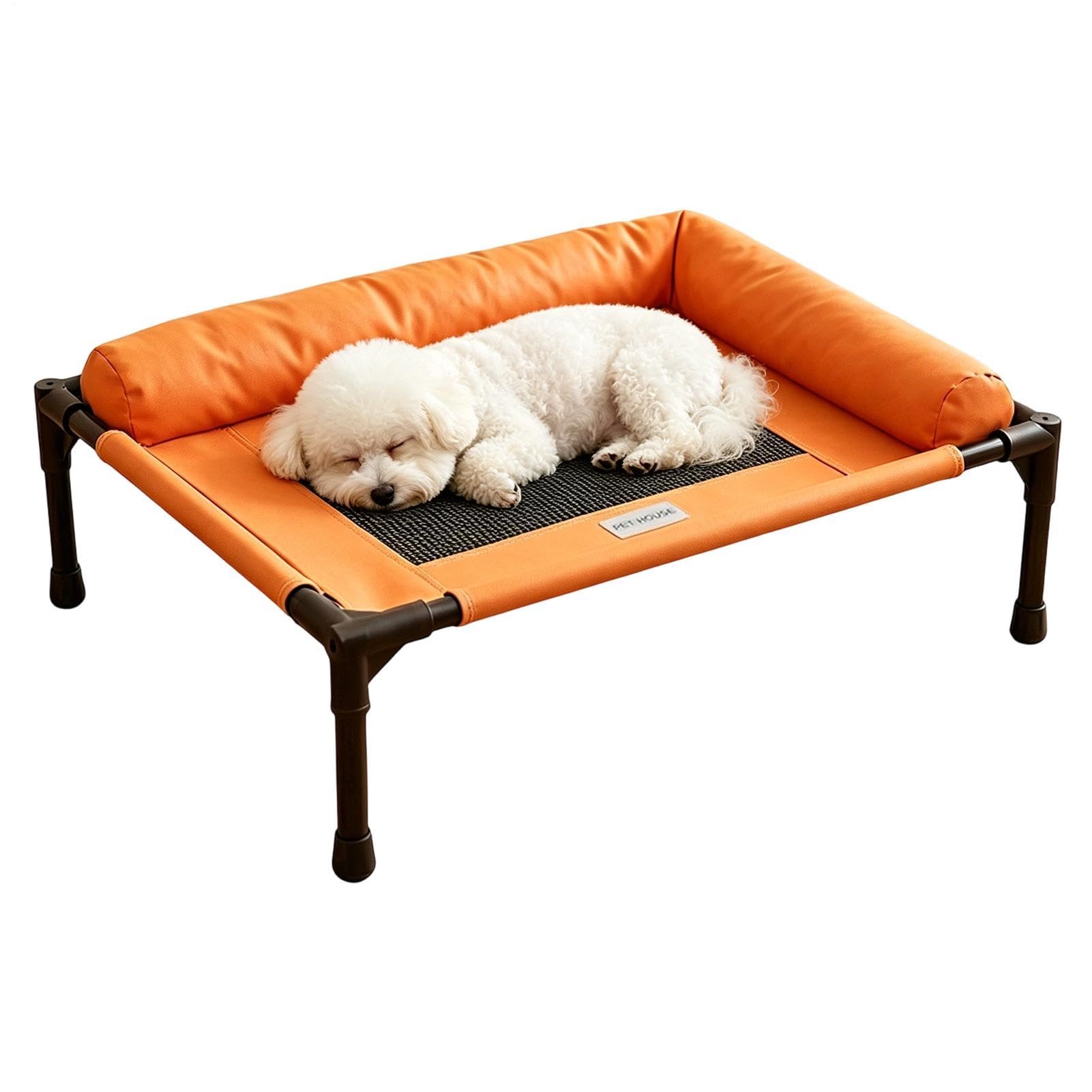 Cama Portátil Canina Elevado para Descanso de Mascotas