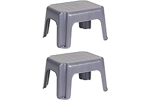 Rubbermaid Small Plastic Step Stool (2-Pack)