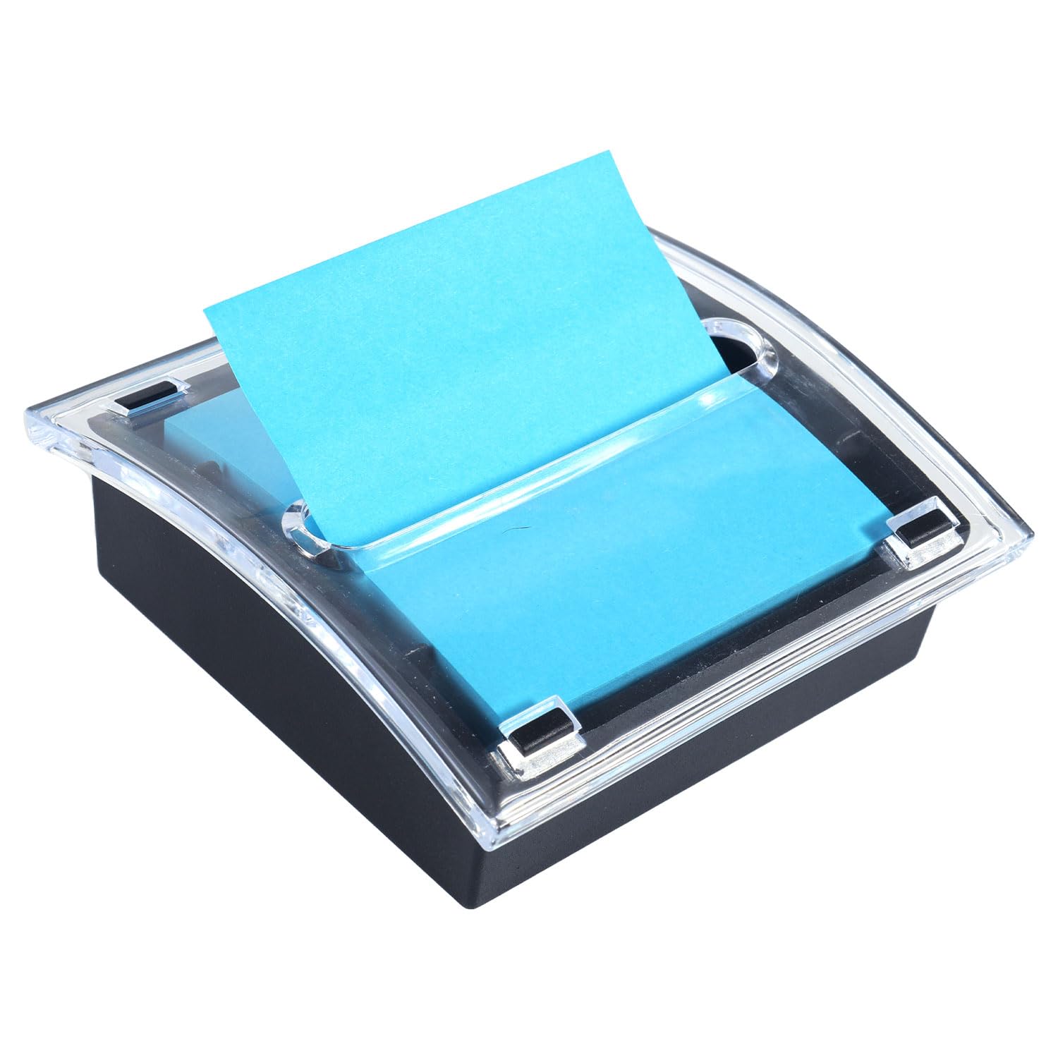 Pop Up Notes Dispenser with 400 Sheet of 3x3 Inch Blue Sticky Notes Self-Stick Note Pad Holder for Desk Office School Classroom Home Supplies