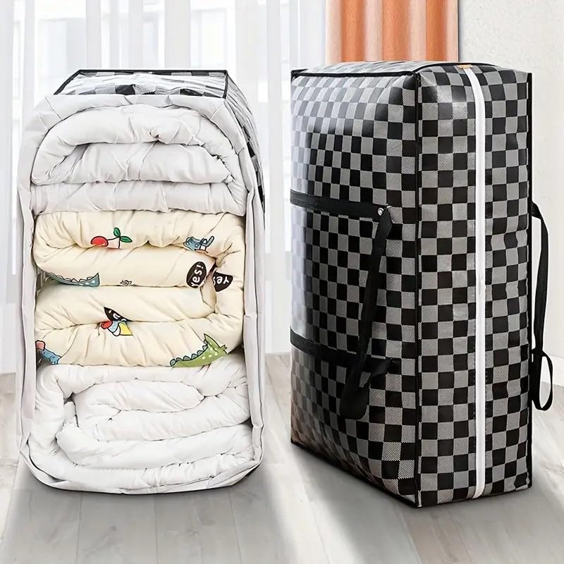 Primes DIY Premium Reusable Shopping Bag, Eco-Friendly Bag for Stylish and Sustainable Retail Therapy, Laundry, Reusable Store, Cloth, Waterproof, Handles and Zipper Bags(black with coloured dots) - Image 2
