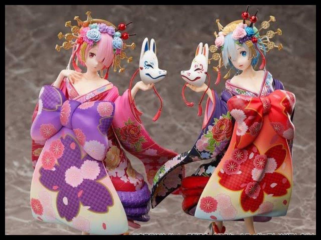 Amazon | レム ラム-花魁道中- 2体セット スケールフィギュア F NEX 
