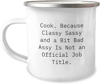 Funny Camping Mug for Cooks, Unique Valentine's Gifts from Women to Men, Camping Mug for Husband, Camping Cookware Accessories