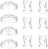 6Pcs Upgrade Duckbill Valve and 4Pcs Silicone Diaphragm Compatible with Momcozy M5 Wearable Breast Pump, Replacement Pump Parts Accessories, Same as Original Mom Cozy Accessories, BPA Free
