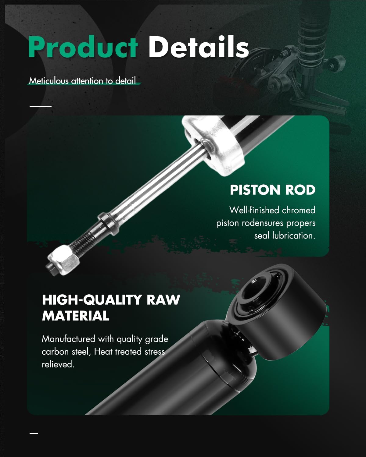 Shocks,SCITOO Front Gas Struts Shock Absorbers Fit for 2007 2008 2009 2010 for Infiniti G35, 2007 2008 for Infiniti G37,2011 2012 for Infiniti G25 340020 340021 Set of 2