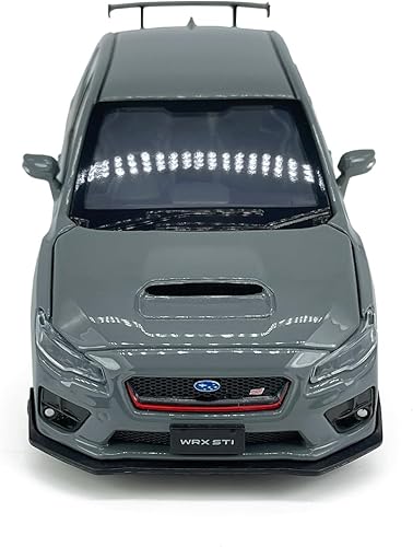 Miniatura 6 de 2016 Impreza WRX STI Modelo de coche fundido a troquel escala 132 Metal Toy Cars Racing Sports Sedan vehículo de juguete con luz, 4 puertas abiertas