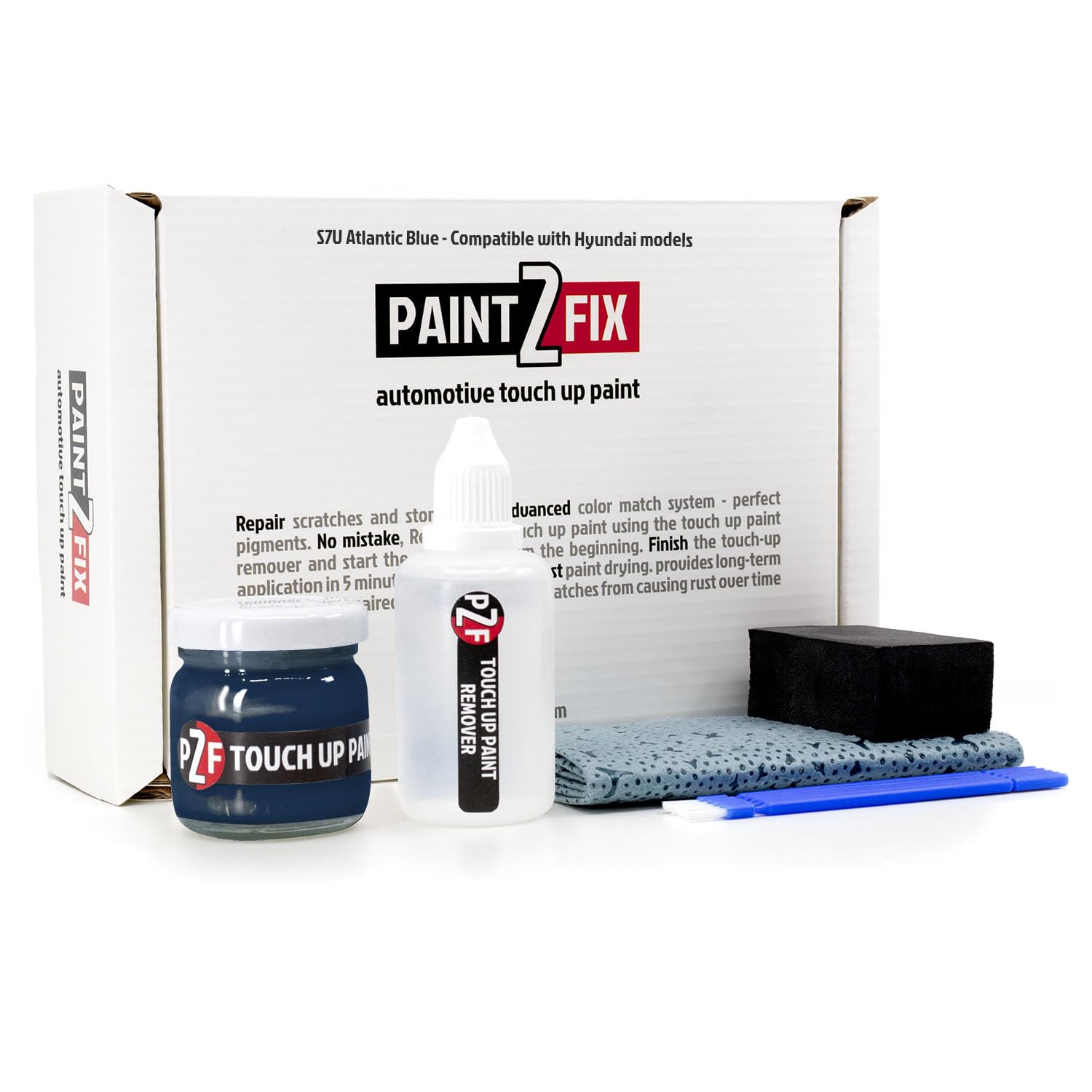 7” フォトメーカー どこにも行かないで / セイ・ザ・セイム・フォー・ユー P285A ATLANTIC /00080 Amazon.com: S7U Atlantic Blue Touch Up Paint Kit for Hyundai