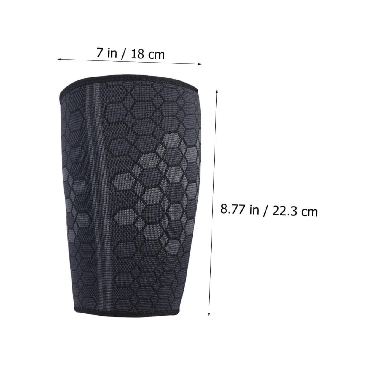 Thigh Support Sleeve for Sports High Elasticity Nylon Thigh Protector for Basketball Football Running Ergonomic Design for Injury Prevention and Comfort