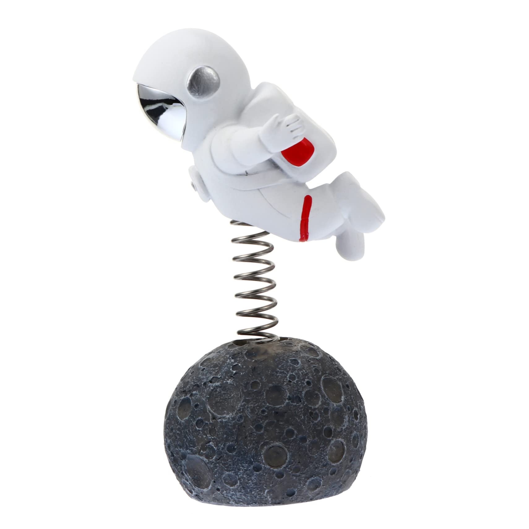 Alipis Adorno de Astronauta de Resina Plata para Escritorio y Oficina