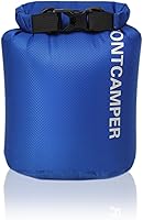 Vista 1 de Bolsa seca impermeable de nailon 30D - Adecuada para senderismo, kayak y rafting - Bolsa de almacenamiento impermeable portátil con cierre de Azul