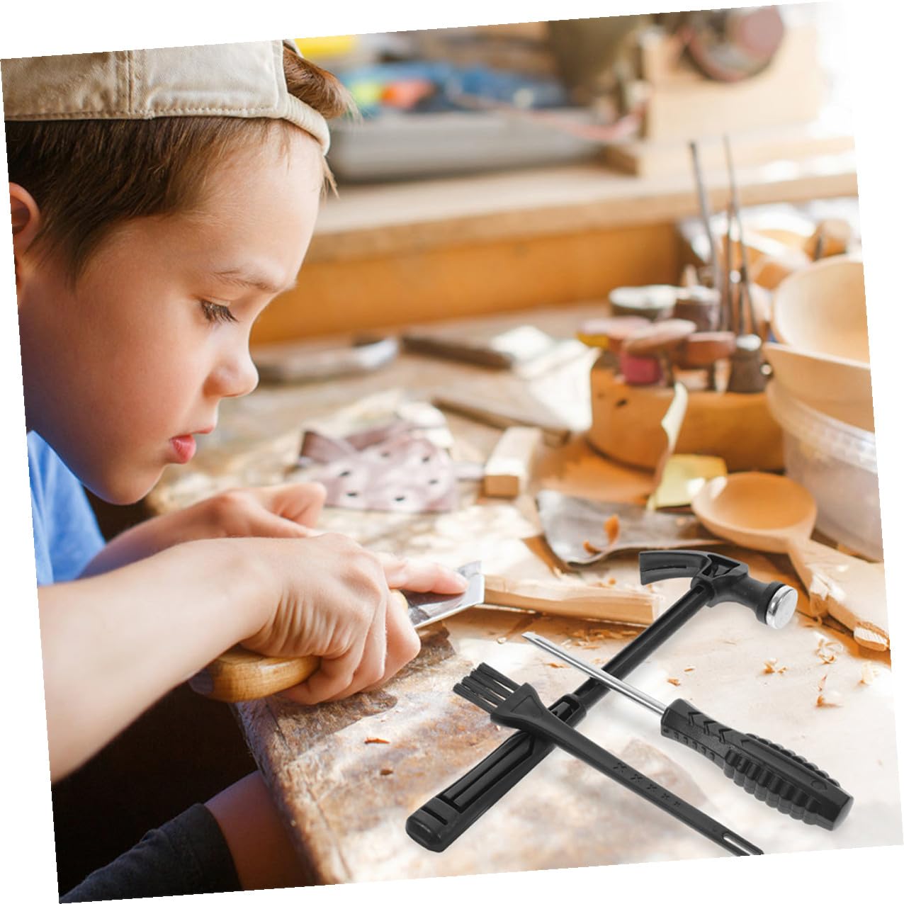 Kit de Herramientas de Excavación 9 Juegos Plástico Metal para Niños
