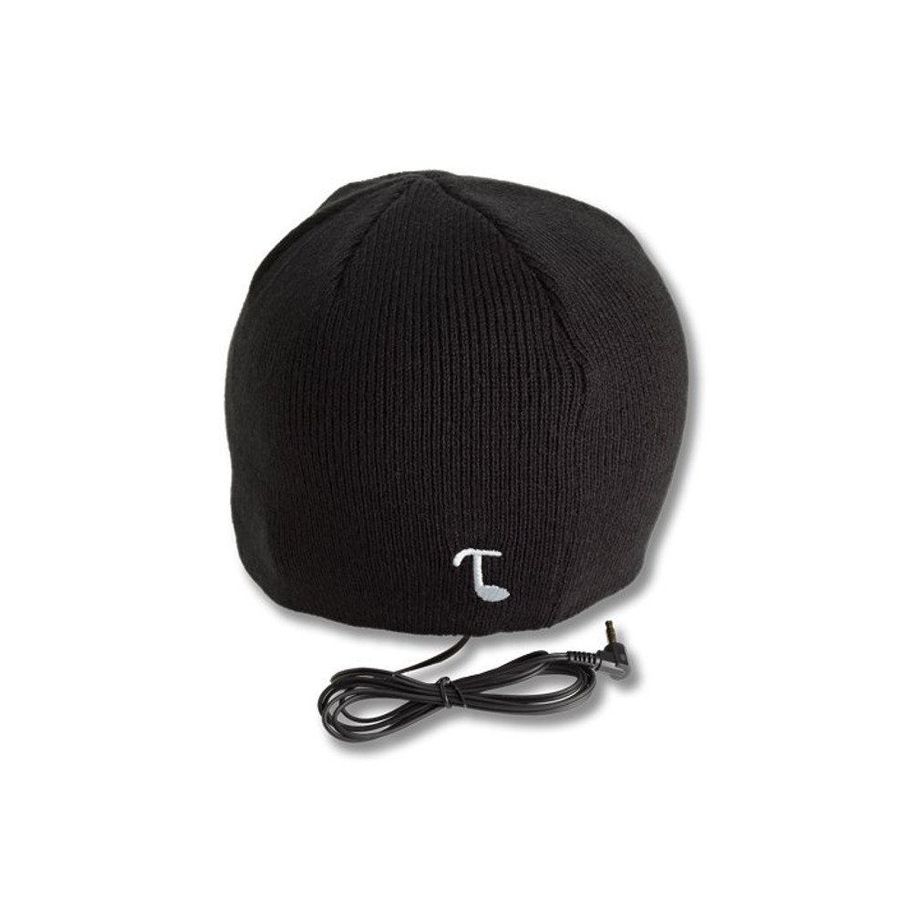 TOOKS Classic Headphone Beanie with Built-in Removable Headphones - Color: Black