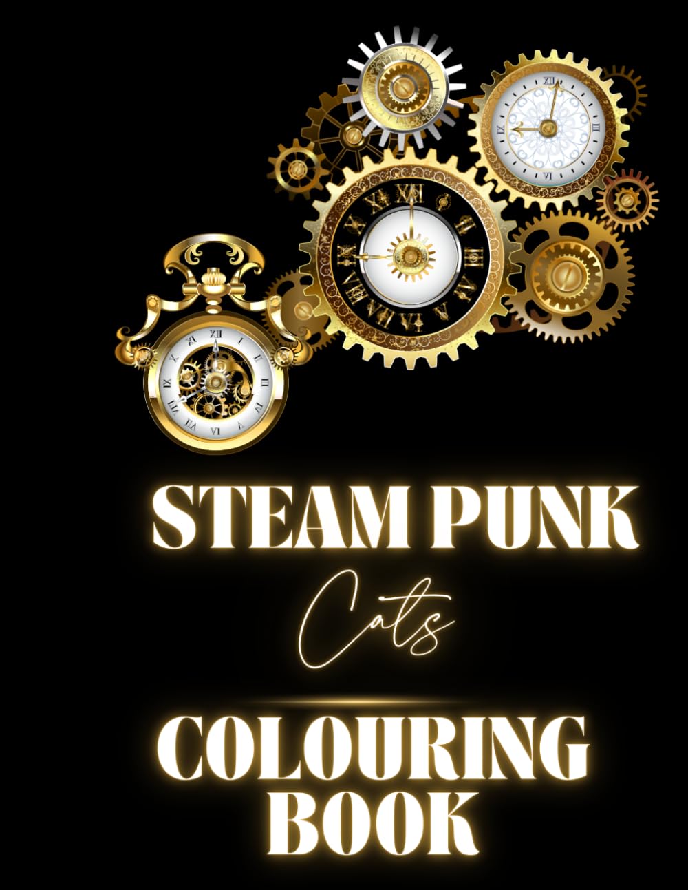 Steampunk Kitten Coloring Book: Gears, Goggles & Fur