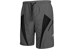 Loose Fit Santic Mountain Bike Shorts with Padded Liner