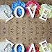 Decorative Wood Letters,Totoo Hanging Wall 26 Letters Wooden Alphabet Wall Letter for Children Baby Name Girls Bedroom Wedding Brithday Party Home Decor-Letters (U)