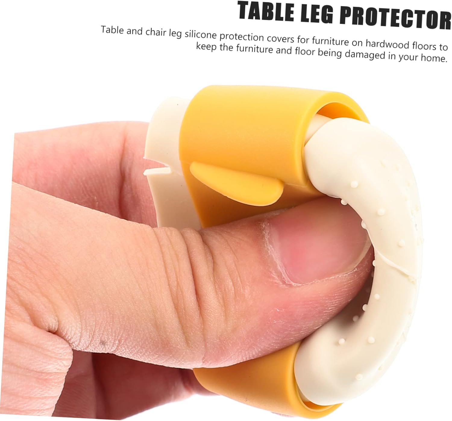 DOITOOL 20pcs Table Feet Covers Silicone Chair Leg Caps for Hardwood Floors Noise-reducing and Scratch-Prevention Furniture Protectors Suitable for Chair Types