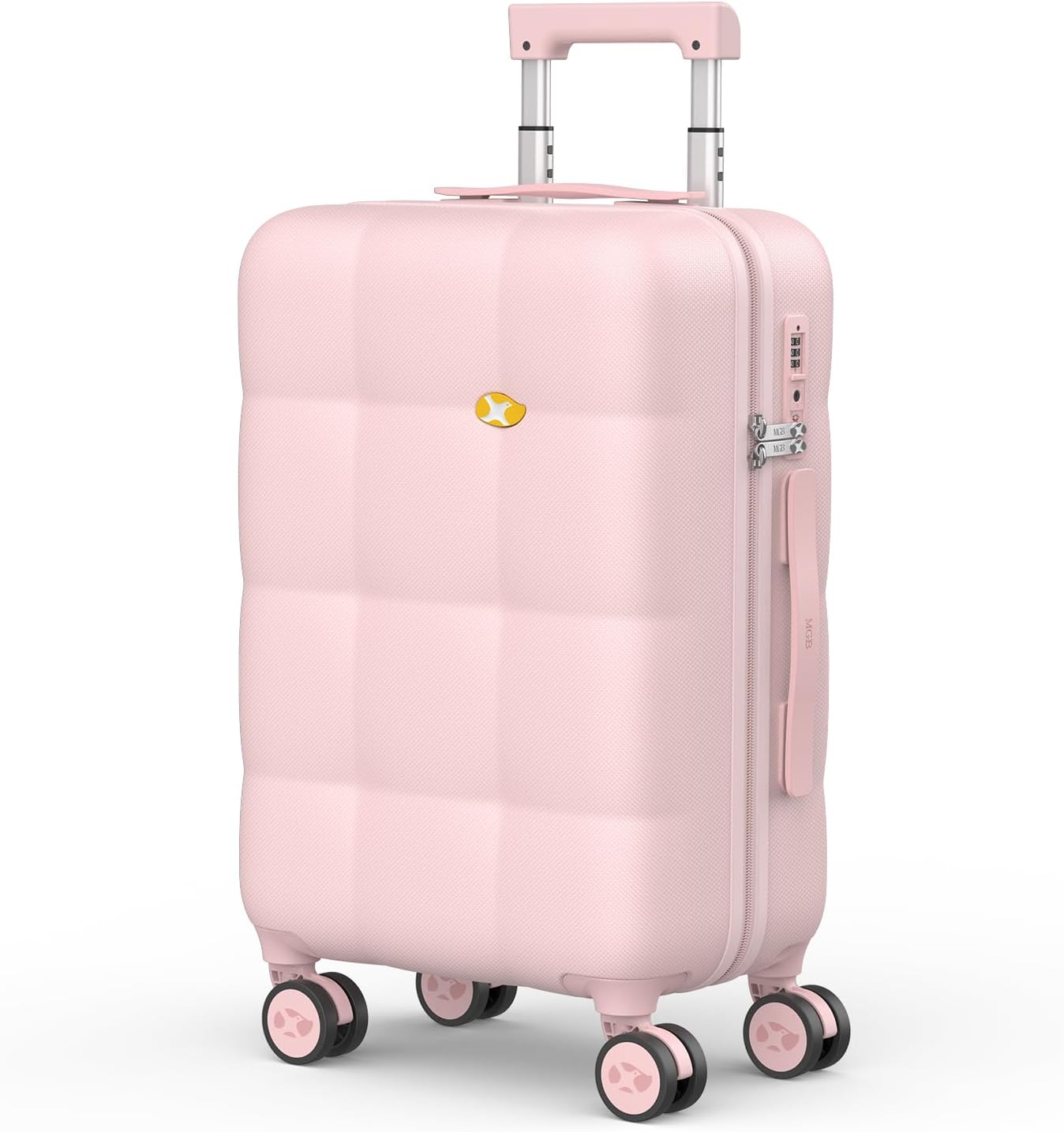 MGB Carry On Luggage with Wheels, 22x14x9 Airline Approved Carry-on Luggage, PC Hardside Suitcase, TSA Approved Carryon Lightweight Suitcases for Travel with 360°Double Spinner Wheels