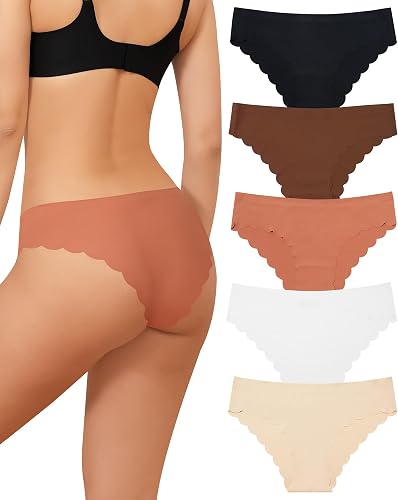 71% off promo code for LEVAO Seamless Underwear for Women, No Show Invisibles Panties 5 Pack S-XXL on Amazon