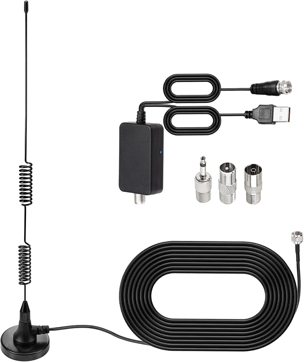 Bingfu DAB DAB+ FM Radio Antenna Aerial Indoor Digital Rod Antenna with