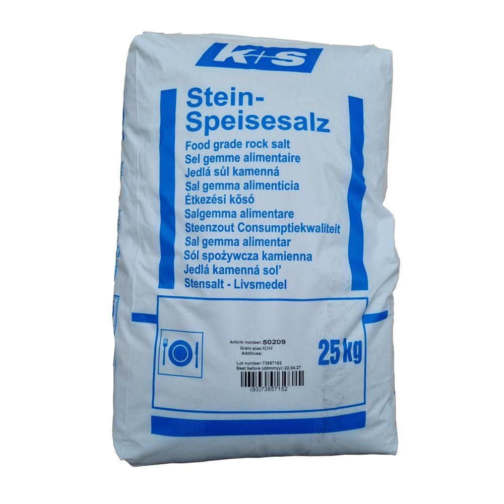 K+S Stein Speisesalz 2,3-0,8 10x25kg von LinJa Kochsalz Gewürz
