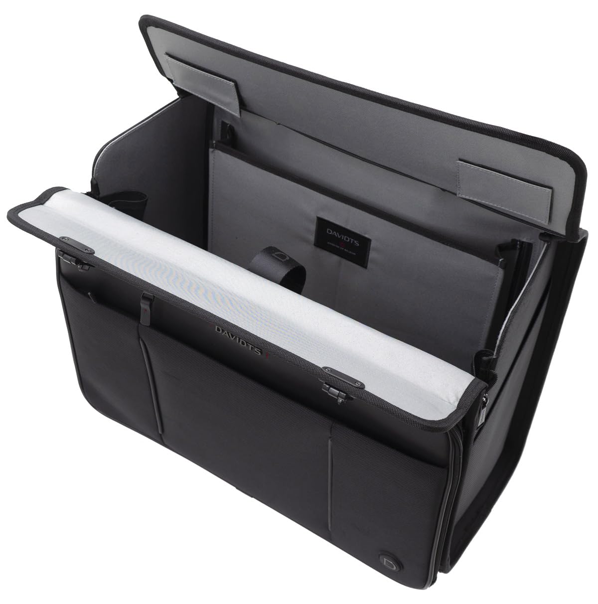 Pilotenkoffer Aktenkoffer Unisex Lehrerkoffer Trolley 47 cm Schwarz