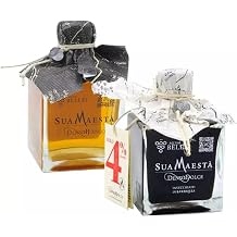 Duo Dressing Sua Maest  Acetaia Bellei Denso Bianco und Denso Dolce mit Balsamico Essig aus Modena IGP 250 ml x 2