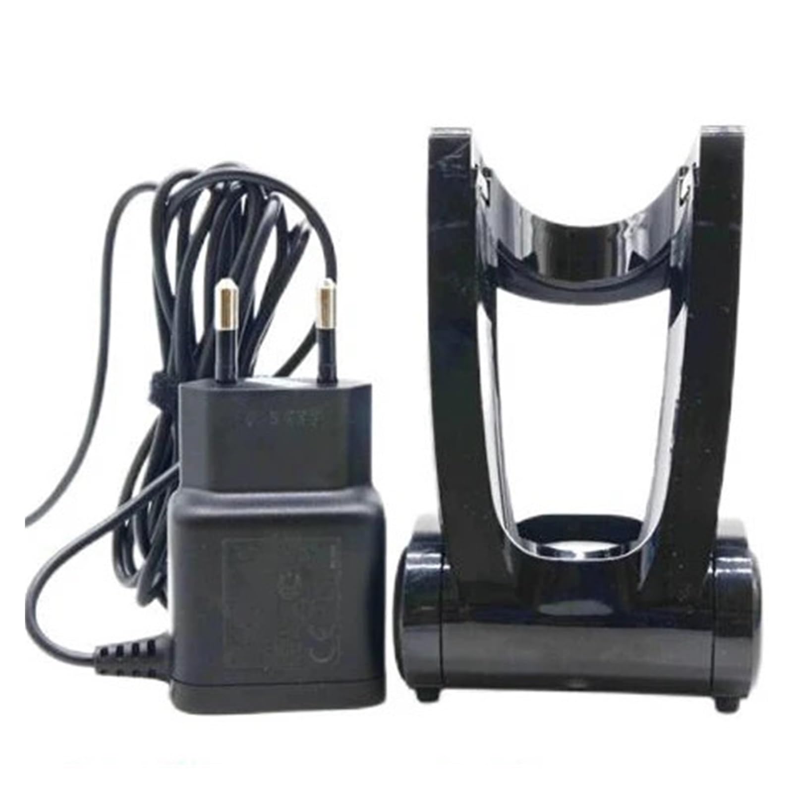 Soporte Plegable for Afeitadora RQ12 + Cargador Adaptador HQ8505, Compatible Con PHILIPS, RQ1255 RQ1260 RQ1265 RQ1280 RQ1285 RQ1286 RQ1290 RQ1295 RQ1296 Reemplazar(Charger and base)