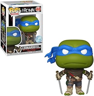 مجسم تجميعي من الفينيل لشخصية ليوناردو من سلاحف النينجا المراهقين ذا لاست رونين مع السيوف من فانكو بوب