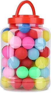 60pcs/Set 40mm Ping Pong Balls Coloured, Advanced Durable Table Tennis Ball for Ping Pong Traning/Advertising/Lottery Game