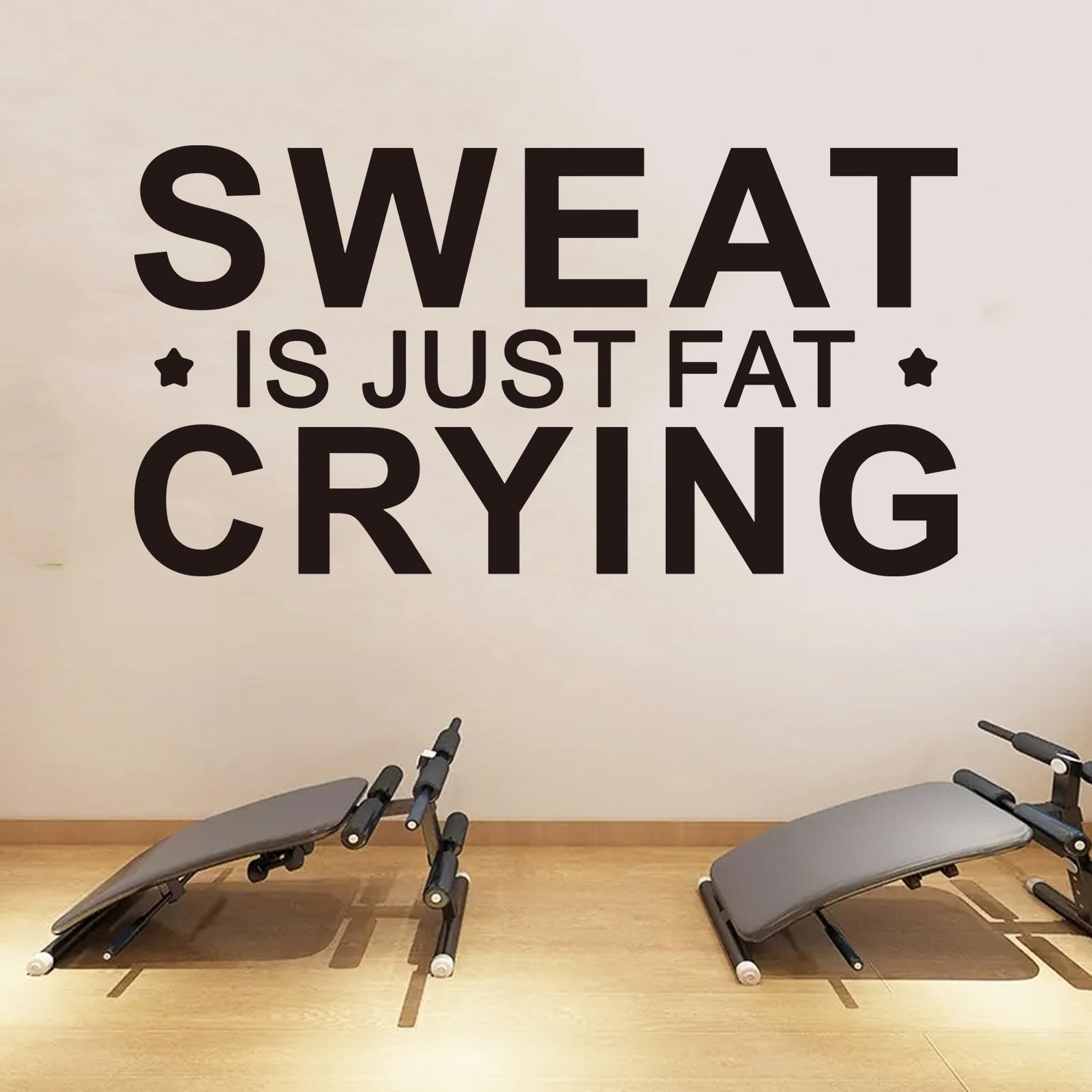 Inspirational Quotes Wall Decals for Gym: Motivational Vinyl Art Wall Stickers for Garage Classroom School Office - Image 4