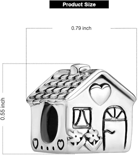 Miniatura 6 de VALGACLS Dijes de plata de ley 925 con forma de corazón para pulseras y collares, día de San Valentín, día de la madre, joyería para mujer