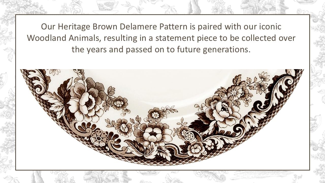 Spode Woodland Rabbit Dinner Plate