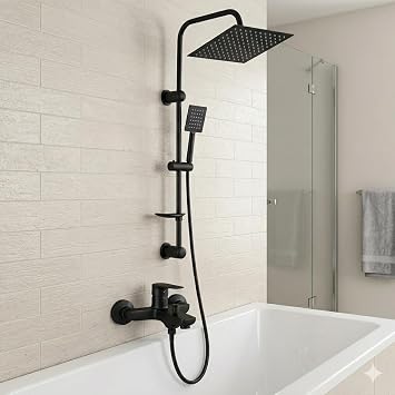 Banyo Du  Seti, Pirin  Batarya ve Ya murlama Robot Ba l k, 2li Set, 2 Y l Garantili Siyah Titan + Mob