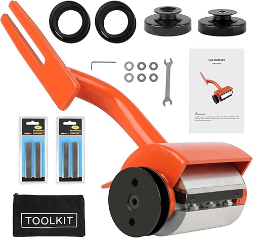 Miniatura 3 de Herramienta de descortezado mejorada para troncos, descortezadora de troncos de motosierra, pelador de troncos con 6 cuchillas para STIHL MS170-250