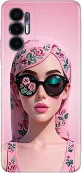 Tecno Tecno Pova 3 ile Uyumlu Silikon K l f, Desenli, Darbe Emici,  ok Renkli