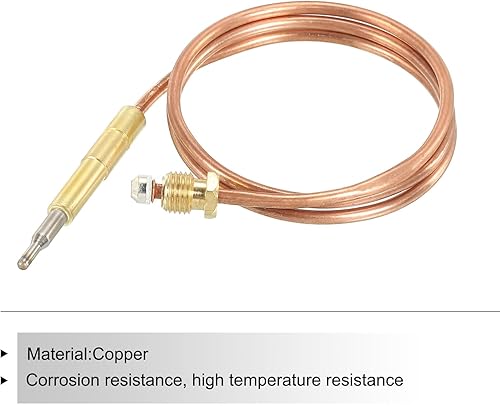 Miniatura 3 de MECCANIXITY Chimeneas de gas termopila de 750 mv termopar M9 para freír horno generador freidora de gas estufa horno calentador de agua piezas de