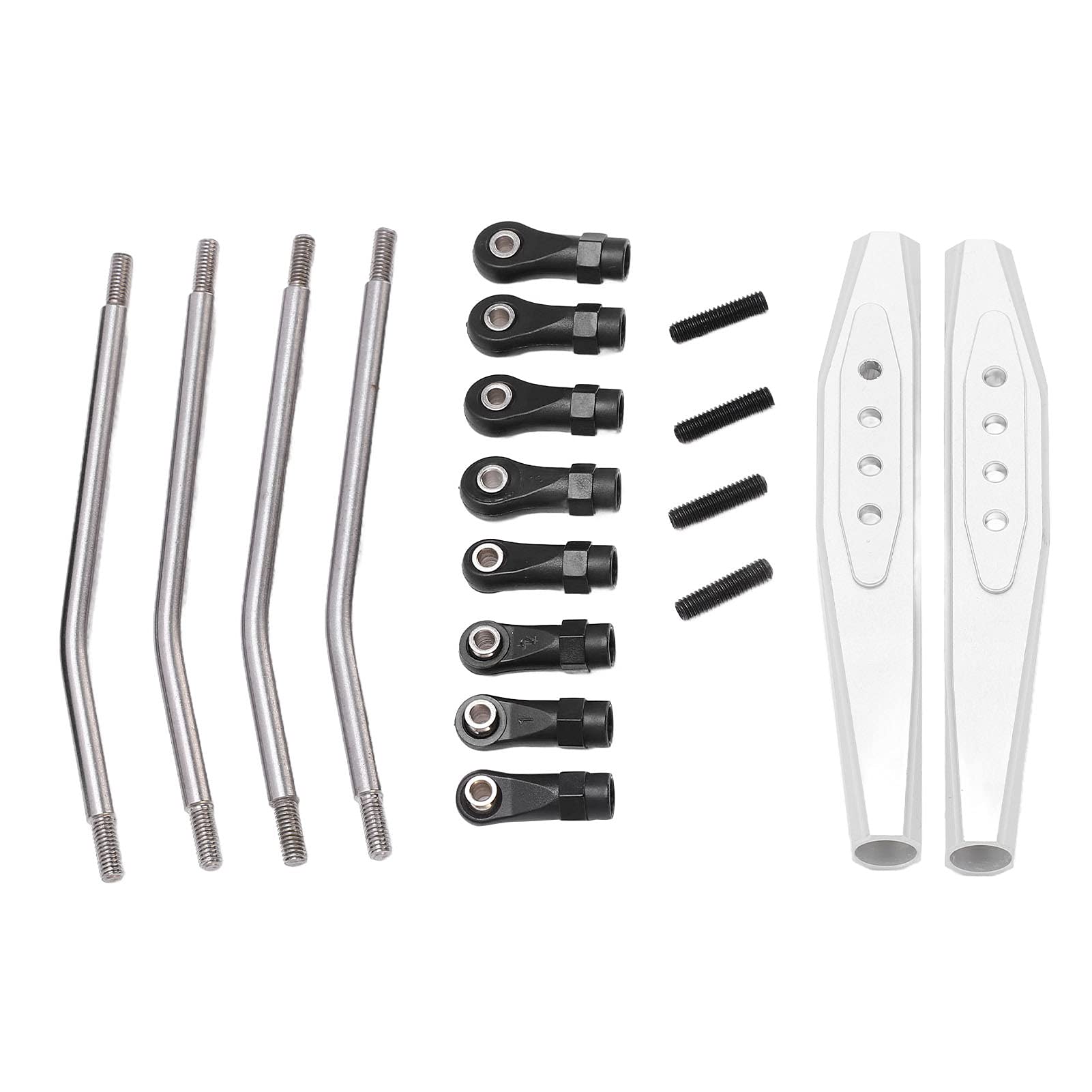 bizofft RC Rear Arms Kit, Metal DIY Lightweight High Strength RC Rear Trailing Arms for RR10 90048 90053 RC Car